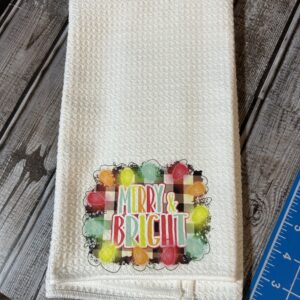 Kitchen Sack Towel - Merry & Bright Lights