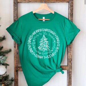 Merry Christmas Circle T-shirt