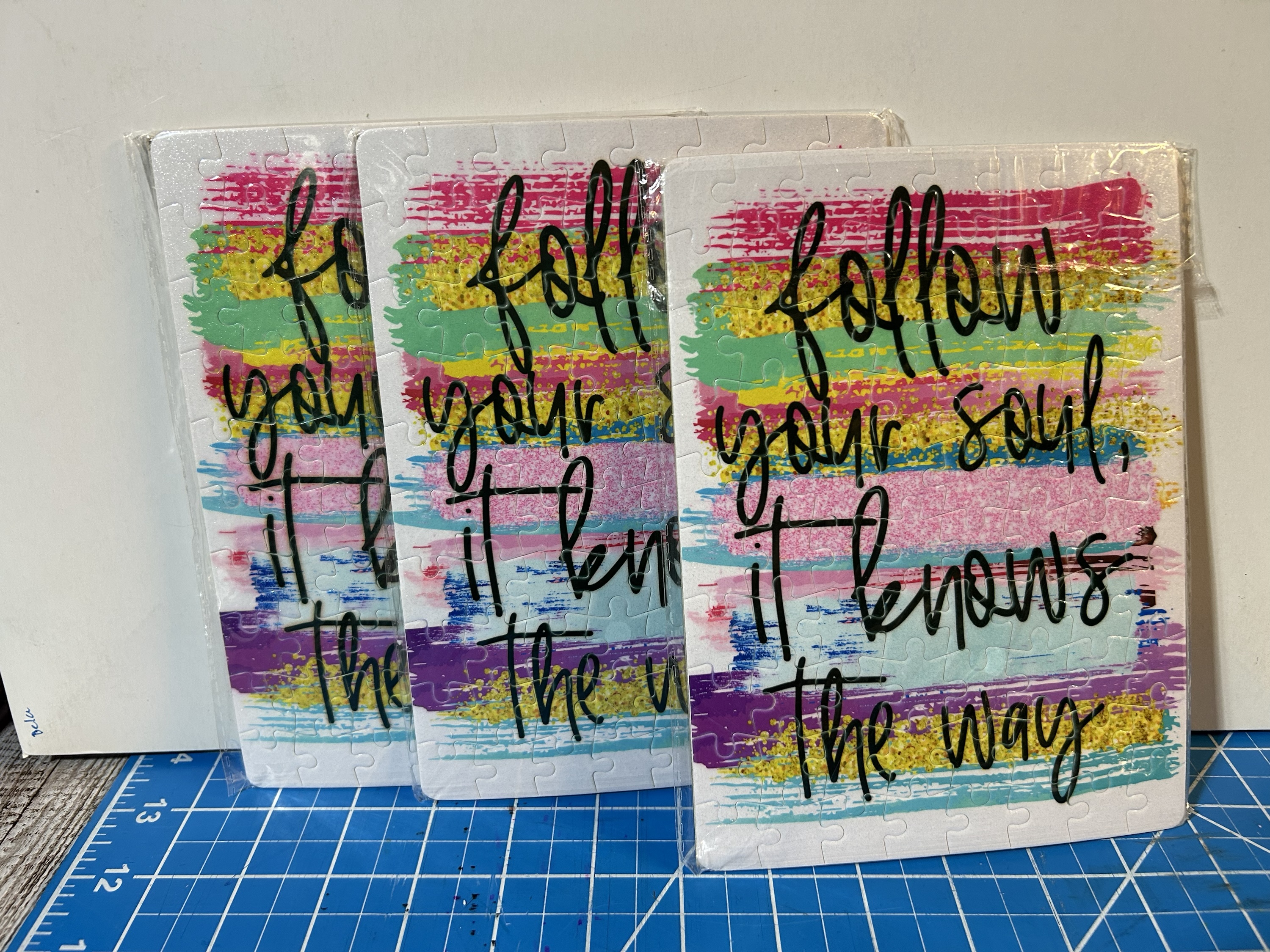 Follow Your Soul Sublimation Puzzle