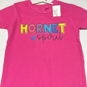 Hornet Spirit 24 month Pink shirt