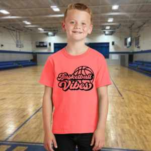 Basketball Vibes Tshirt Youth Medium