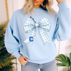 Gingham Coquette Bow Chelsea Sweatshirt
