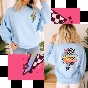 Dance Vibes Rad Light Blue Sweatshirt