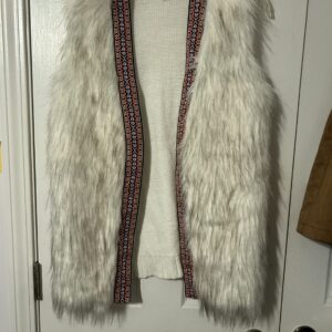 Vintage Faux Fur Vest - XL