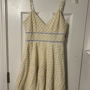 Trixxi mini yellow flower tank dress - Medium