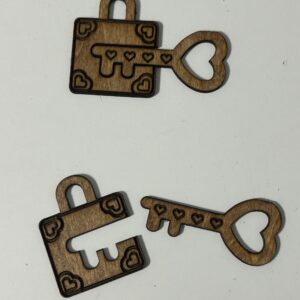 Lock & Key Charms