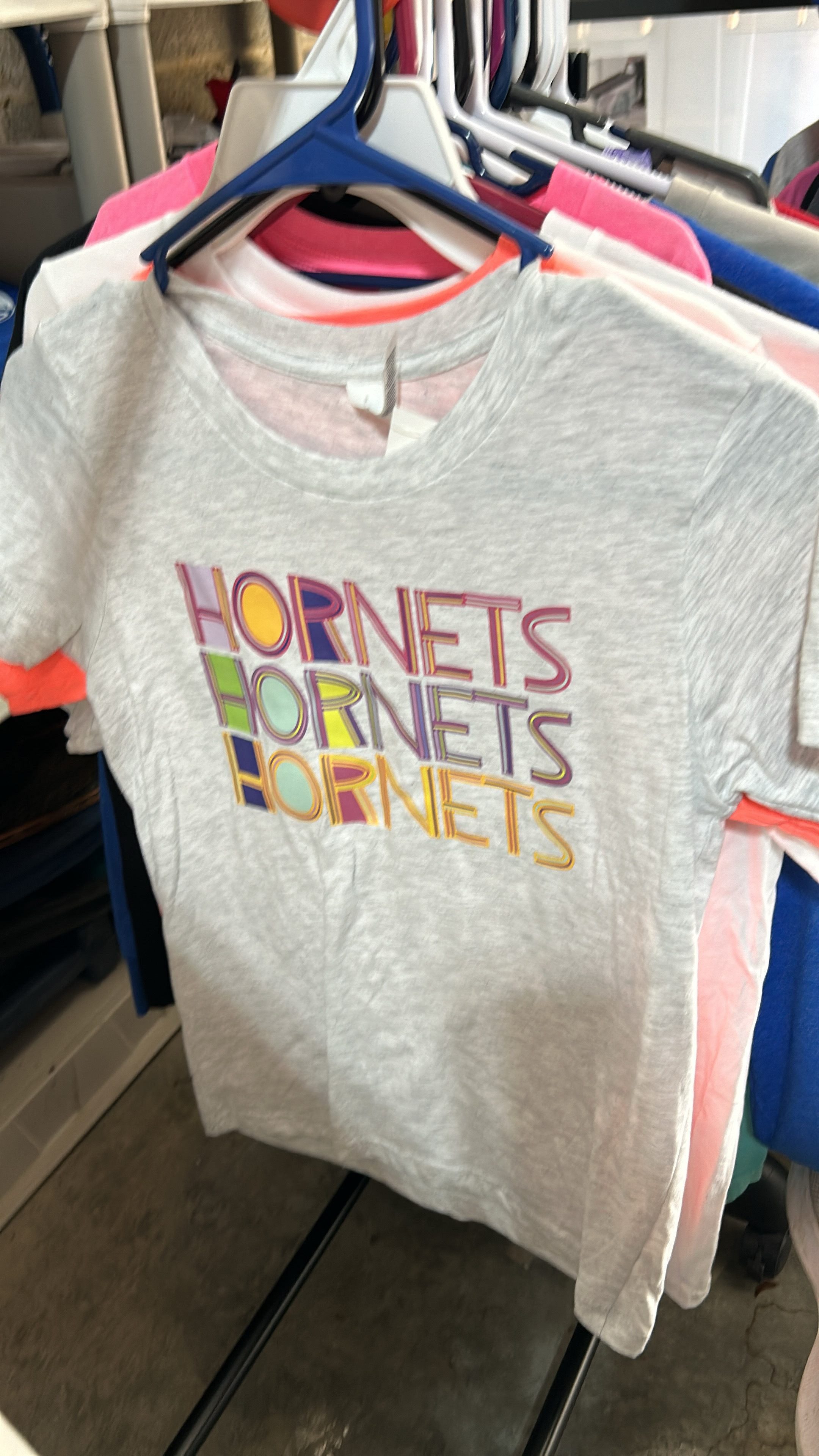Youth Medium Hornets multicolor stack $16