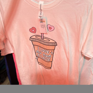 I Love My Mom A Latte Youth Medium Shirt