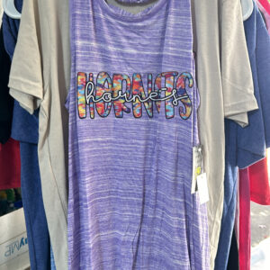 Hornets Tie Dye Script Tank Youth XLarge