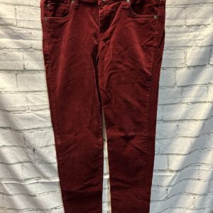 Burgundy Corduroy Pants - size 8