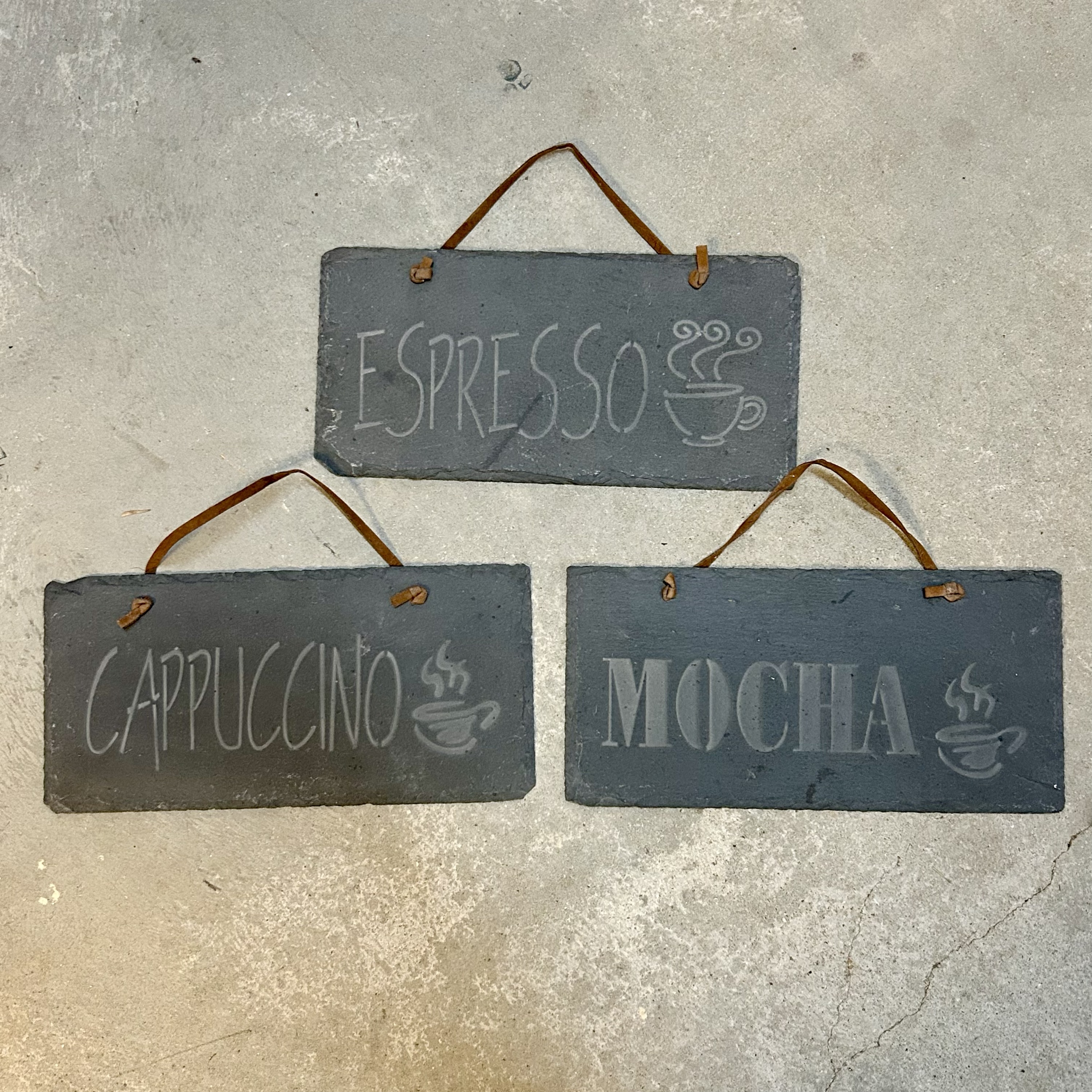Slate Signs Espresso Cappuccino Mocha