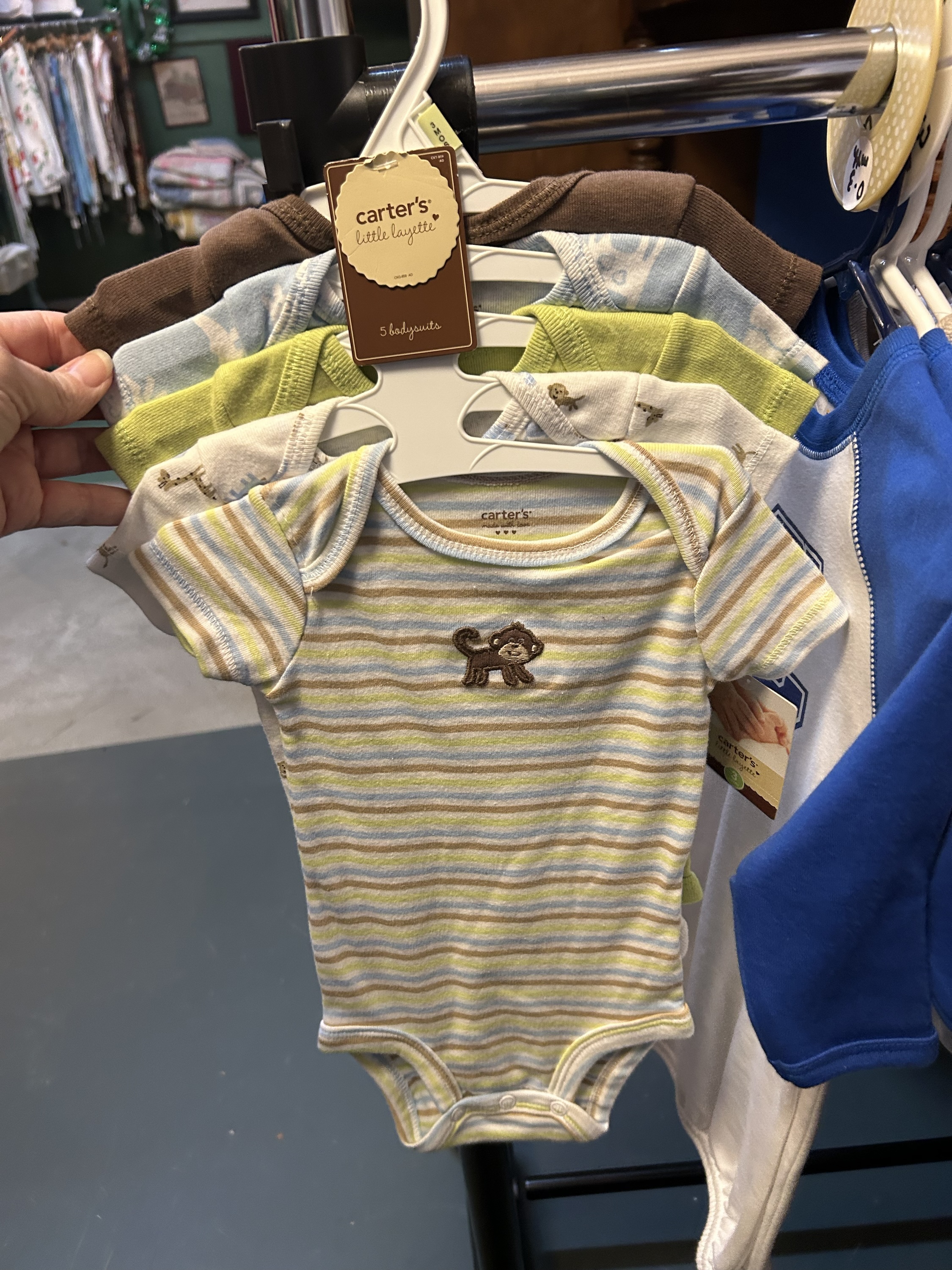 3 month set 4 monkey onesies from Kohls