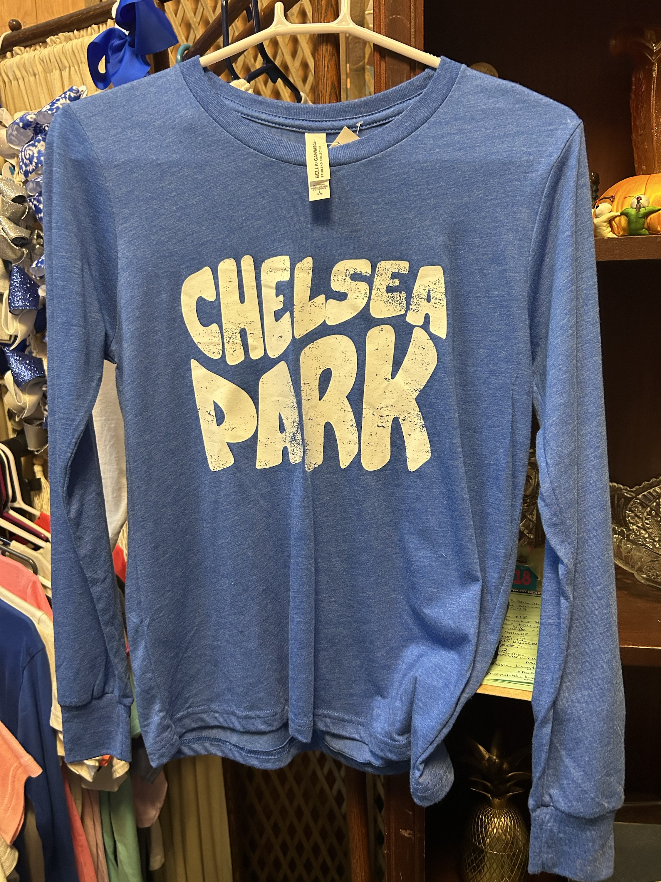 Chelsea Park Distressed Longsleeve Youth Large