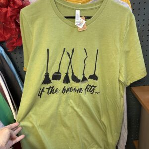 If the Broom Fits Tshirt Adult Large