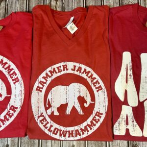 Rammer Jammer Yellowhammer Vneck Adult Large