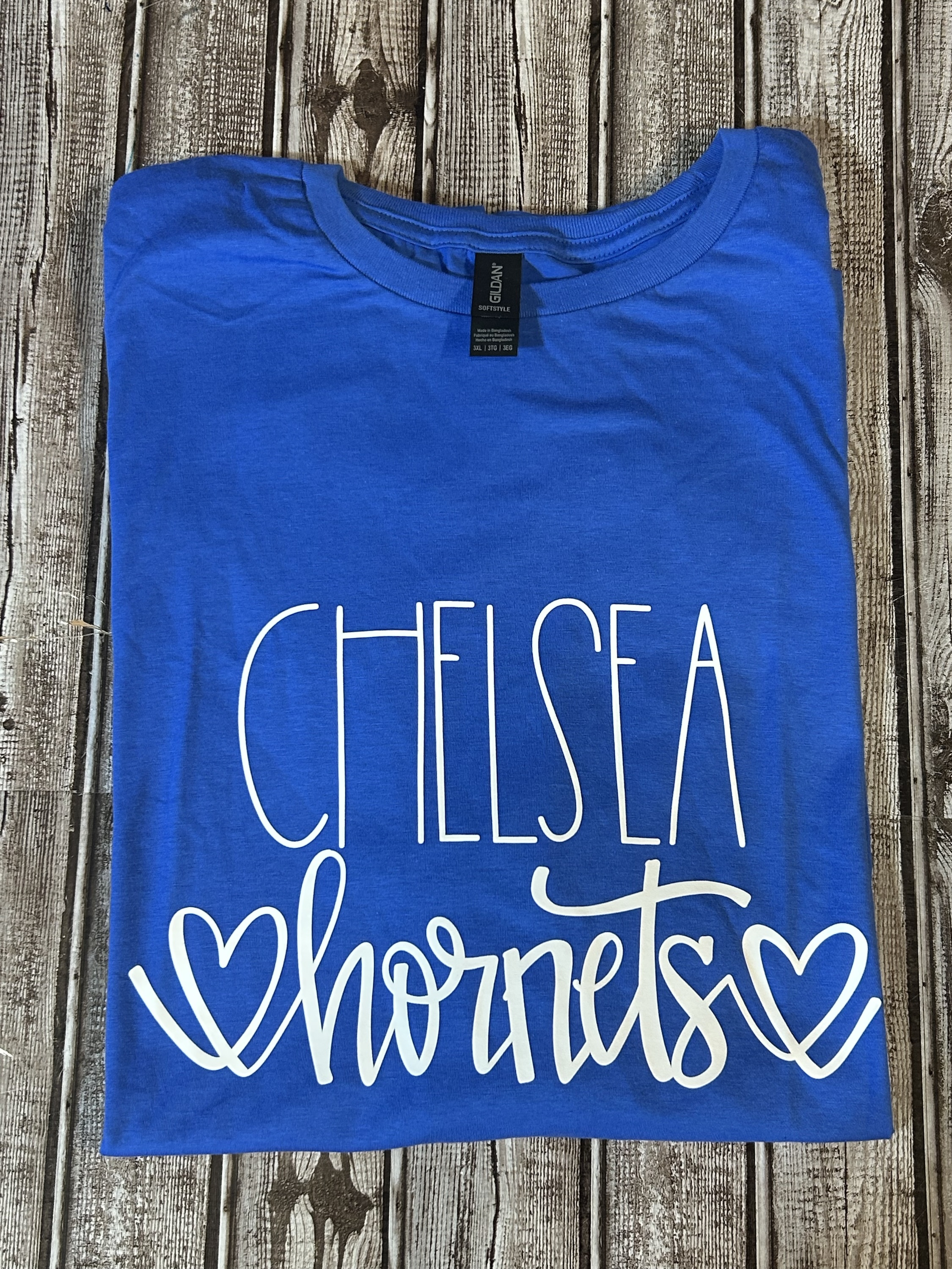Chelsea Hornets Double Heart Adult 3XL