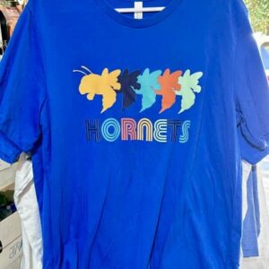 Retro 70's Hornets on Royal Adult Small