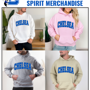 Chelsea Royal Arched Distressed Hoodie