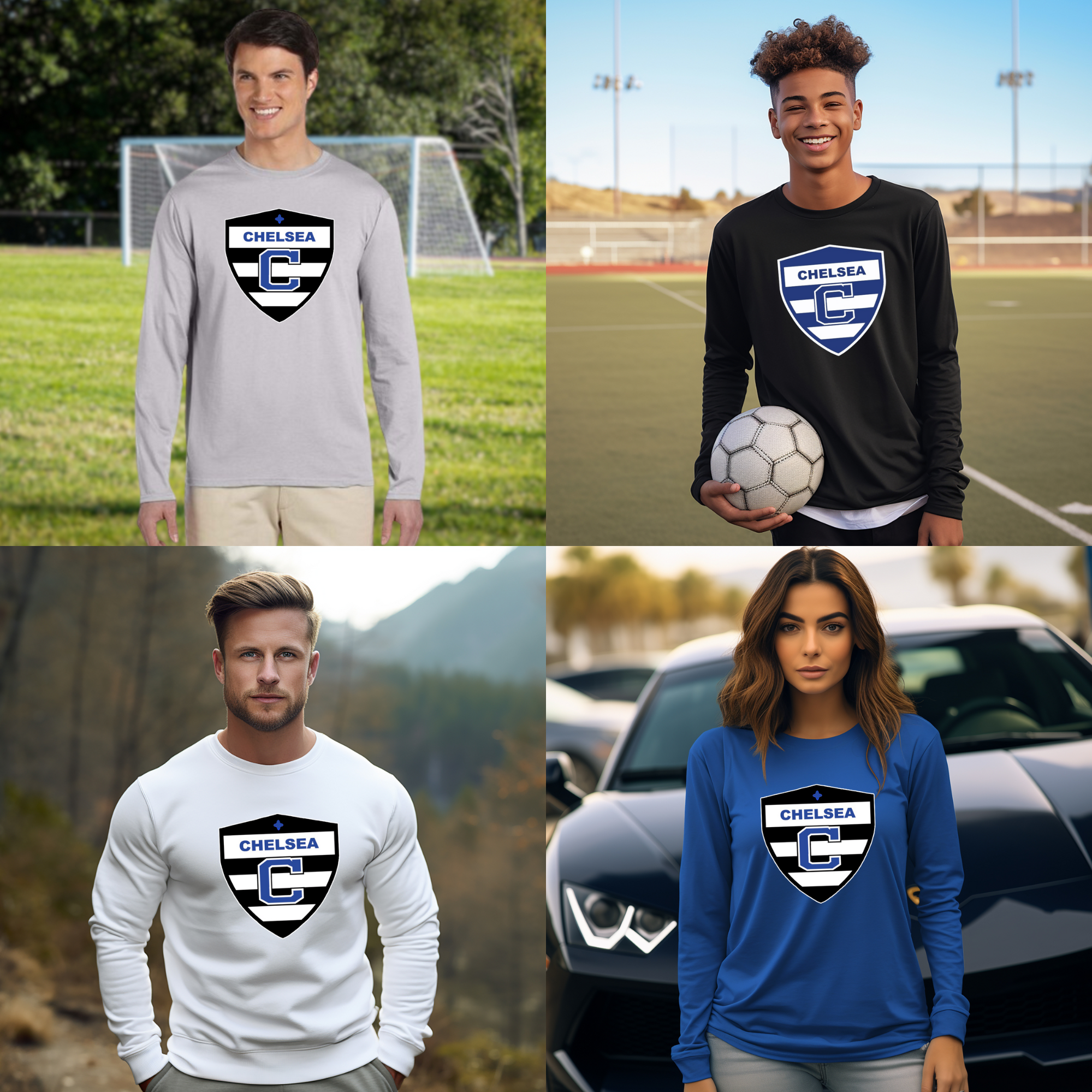 Chelsea Soccer Shield Longsleeve Shirt