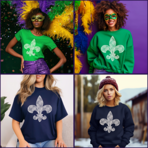 Fleur De Lis Lace Mardi Gras Collection