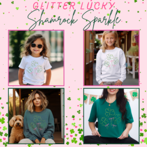 Glitter Lucky Shamrock Sparkle Collection