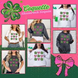 Coquette Shamrock Sequin Collection