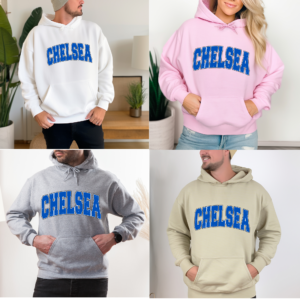 Chelsea Royal Arched Distressed Hoodie