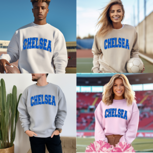 Chelsea Royal Arched Distressed Sweatshirt