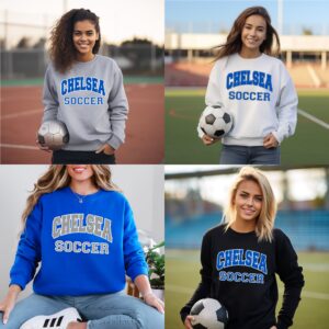 Chelsea Soccer Curve Sweatshirt