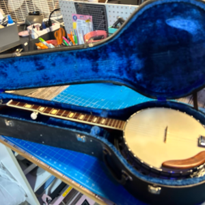 Banjo with Case Restrung and Tuned
