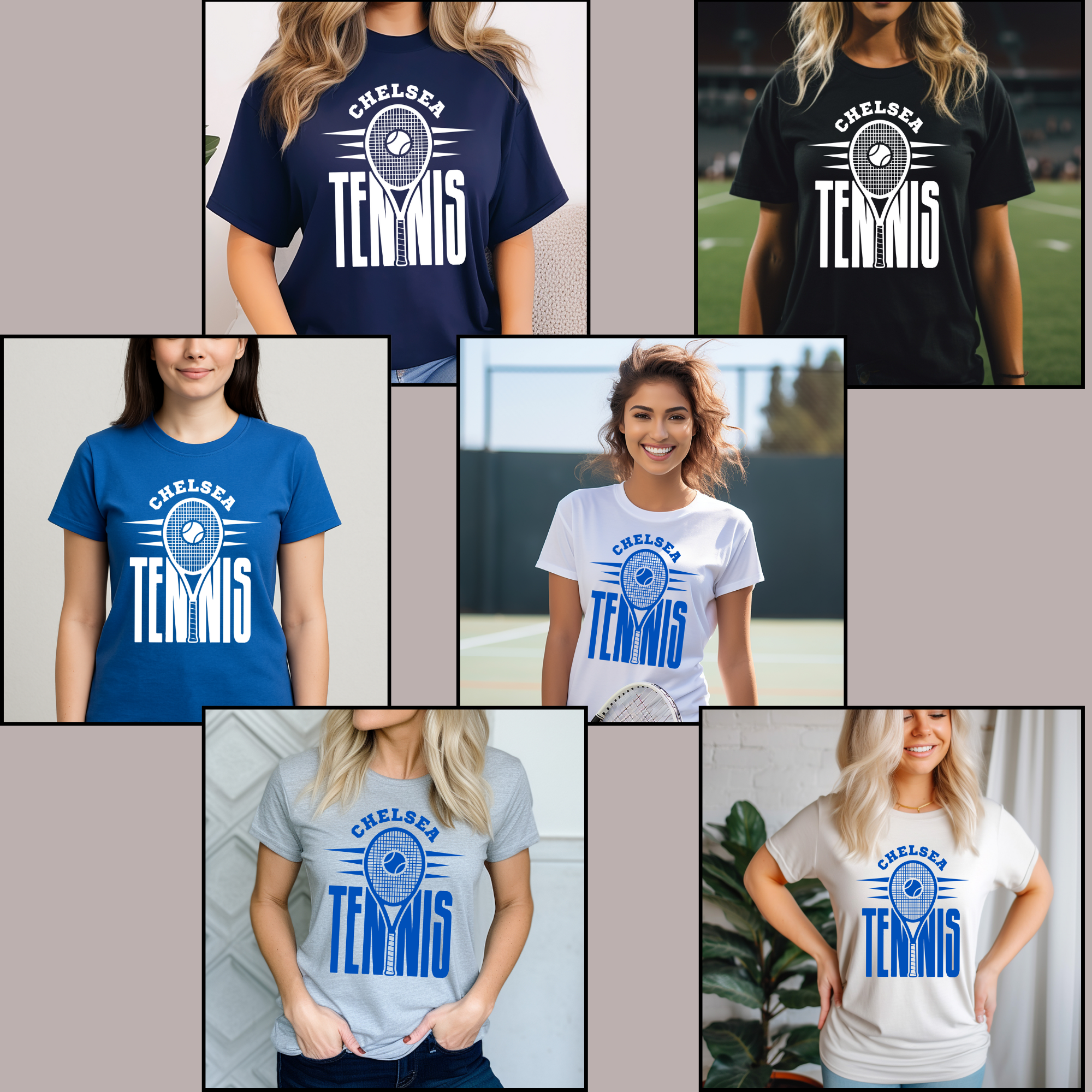 Chelsea Tennis Racket Tshirt Collections