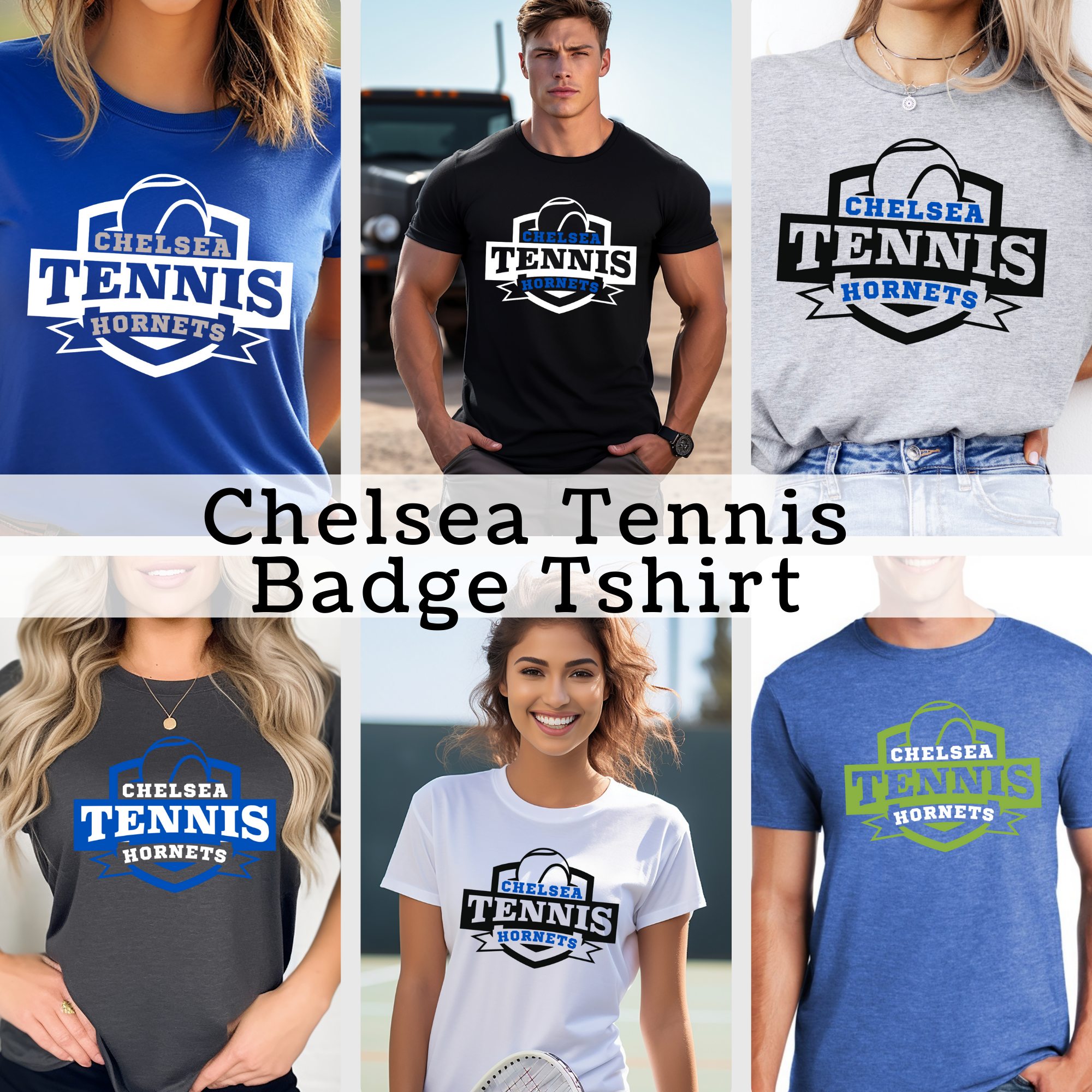 Chelsea Tennis Badge Tshirt Collection