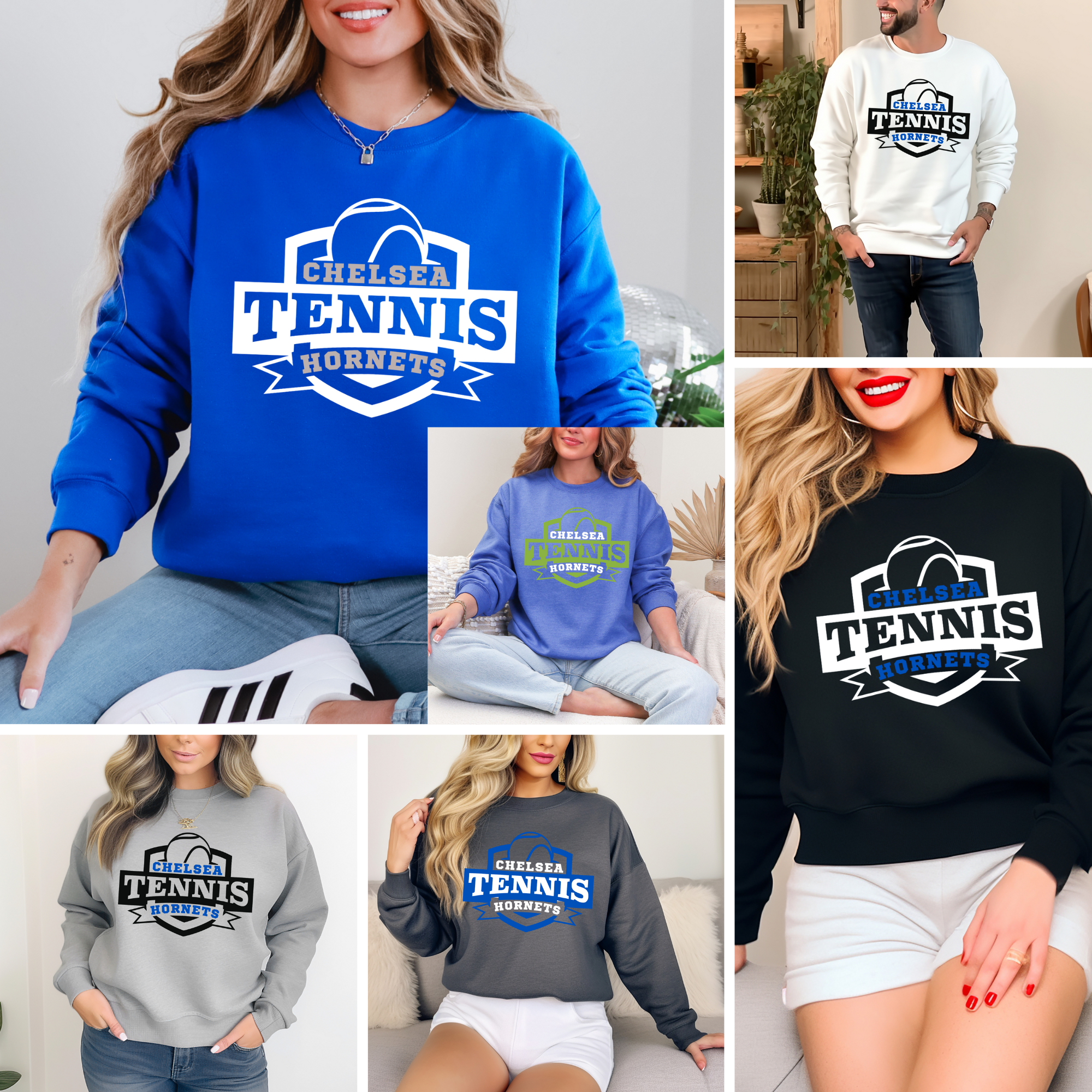 Chelsea Tennis Badge Sweatshirt Collection