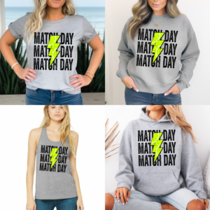 Match Day Stacked Tennis Bolt Collection