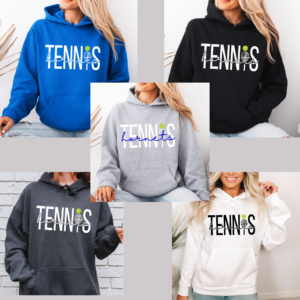 Hornets Tennis Cursive Hoodie Set