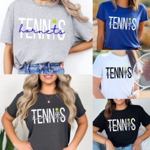 Hornets Tennis Cursive Tshirt Set