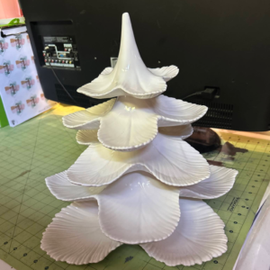 Jamar Mallory Vintage 6pc treat tree ceramic Christmas tree