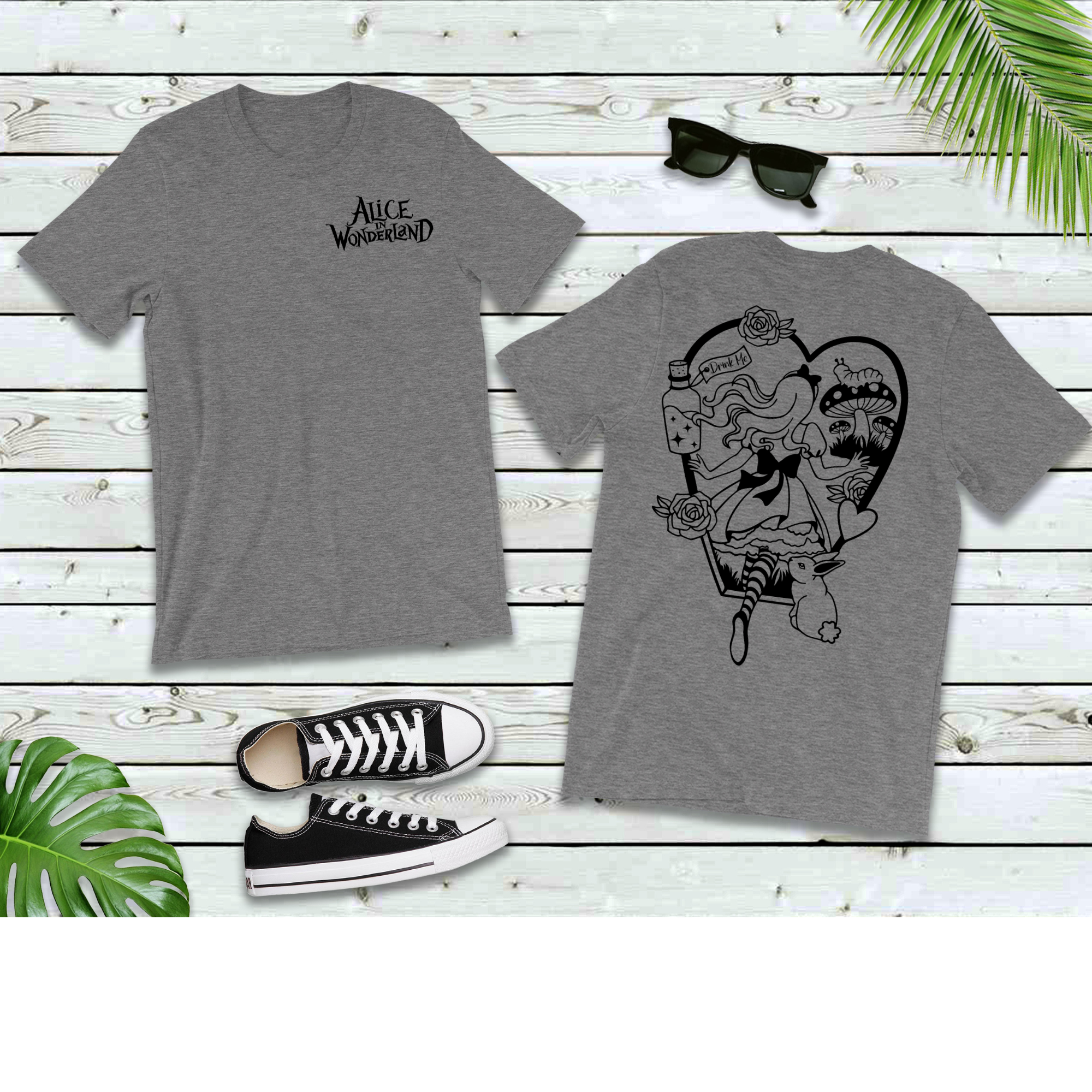 Alice in Wonderland Keyhole Cast Tshirt