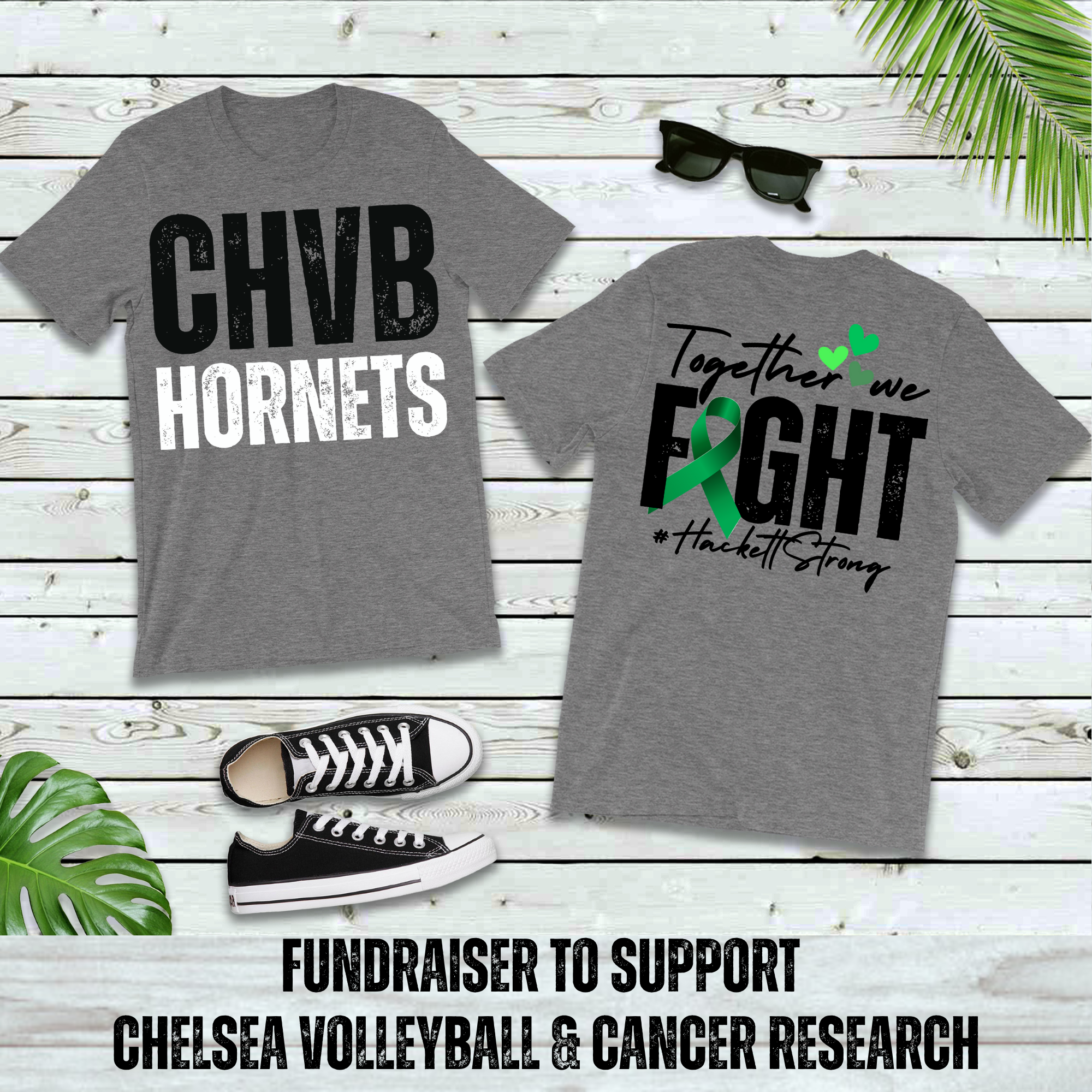 CHVB Hornets Together We Fight Hackett Strong