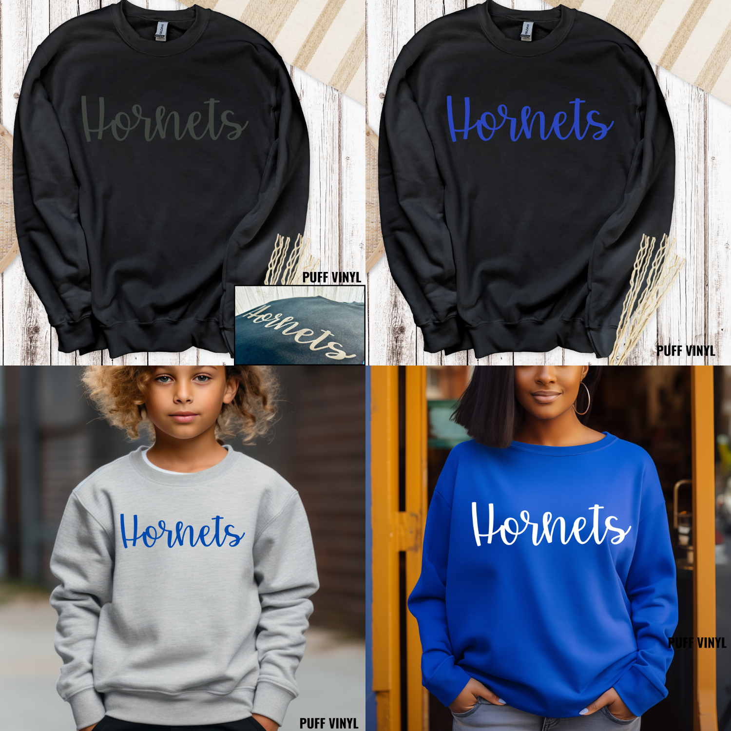 Hornets Puff Sweatshirt Collection