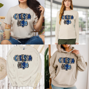 Chelsea High Leopard Doodle Collection