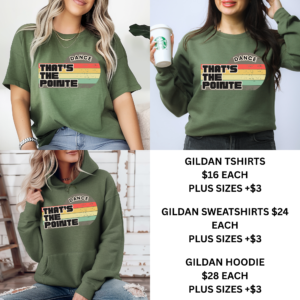 That's the Pointe Dance Sunset Stripes Distressed Collection