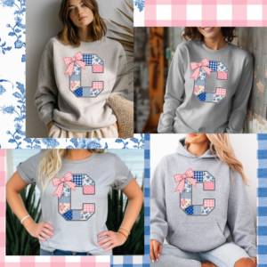C Patchwork Bow Collection