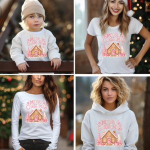 Pink Gingerbread Christmas Collection
